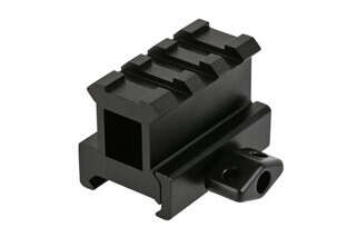 The Leapers UTG pro picatinny red dot riser mount allows you to cowitness with iron sights